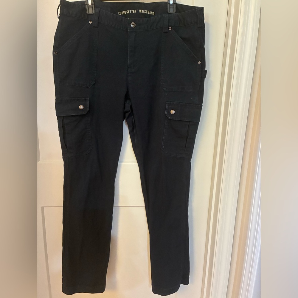 Women's DuluthFlex Fire Hose Slim Leg Cargo Pants - Navy